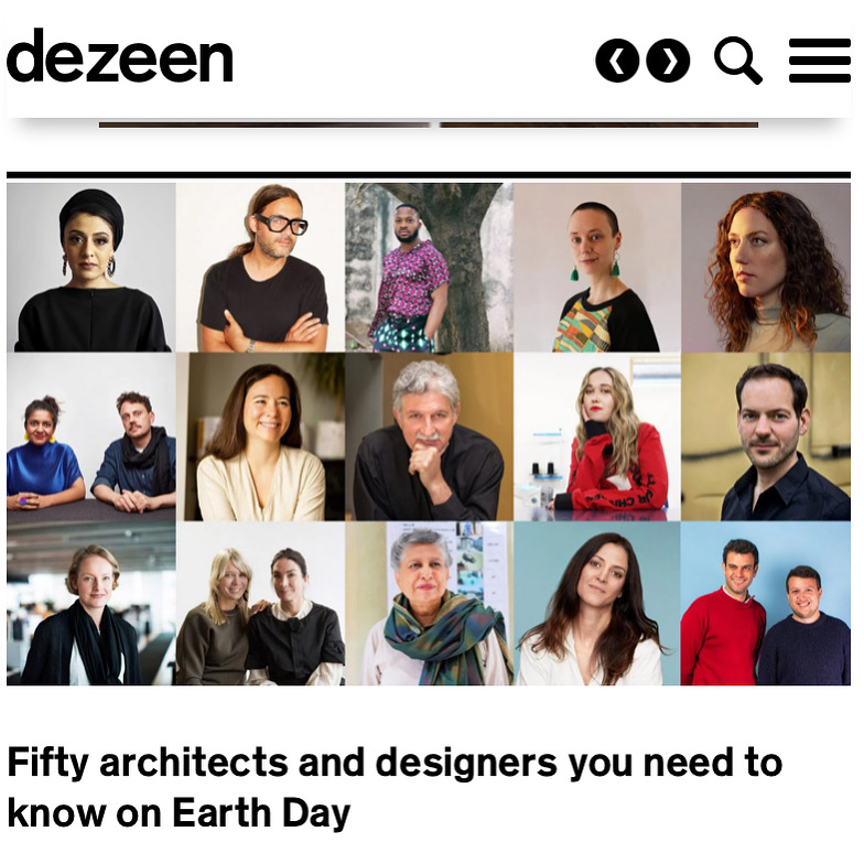 EDL Founder Nina-Marie Lister Featured in Dezeen's 'Fifty architects and designers you need to know on Earth Day'